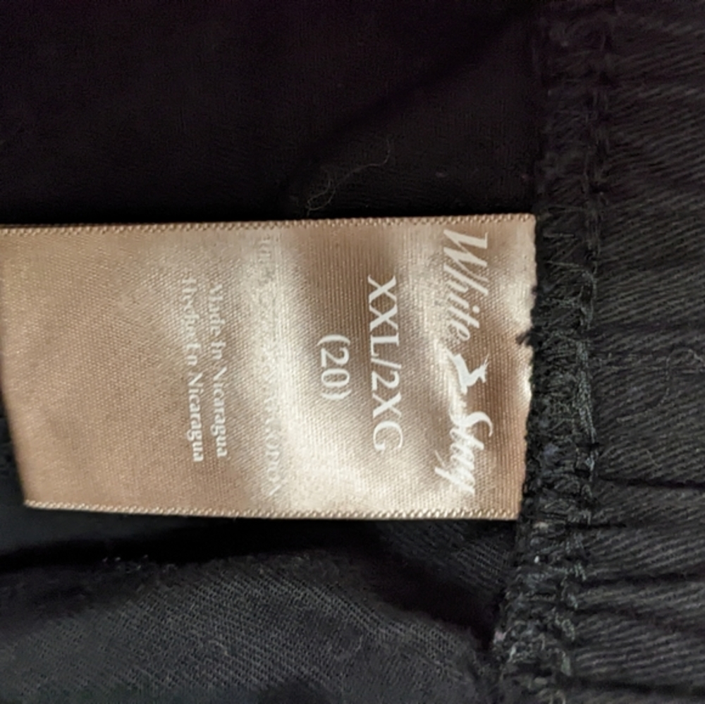Women's White Stag Black Pants Size XXL - Picture 2 of 2